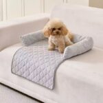 Sofa-style Calming Dog Bed, Durable Suede Pet Sofa Bed, Waterproof Sofa Cushion Pet Bed, Sofa Protection Pad Suitable For Small And Medium-sized Dogs And Cats.