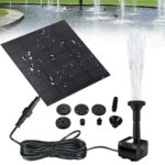 Garden Solar Water Pond Pump Powered Panel Kit Outdoor Pool Fountain Submersible