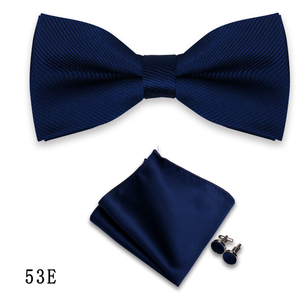 Mens Formalwear Accessory Burgundy Bow Tie Set