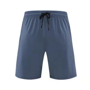 Men Summer Solid Quick Dry Loose 5 Inch Shorts, Casual Fitness Running Shorts For Student Morning Jog