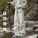 American-style Pleated Cargo Pants For Men And Women