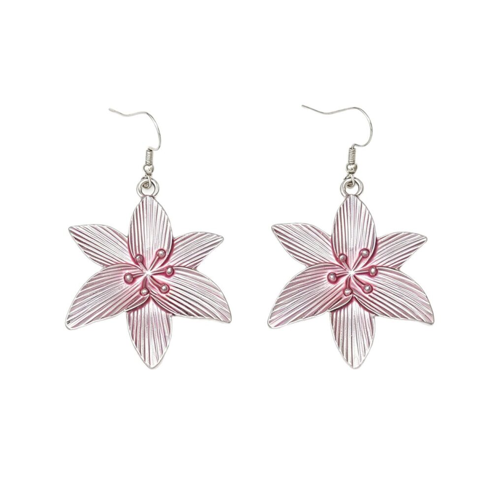 Hot Selling New European American Vintage Floral Tassel Earrings For Women, Premium Fashion Versatile Daily Ear Jewelry