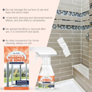 Cross-Border Jue-Fish Household Glue Remover Multi-Functional Household Cleaning Agent For Kitchen, Toilet, Doors And Windows Glue Remover