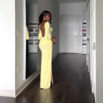 Womens Elegant Backless Sexy Dress