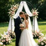 2Pcs Or 1Pcs Options 7.87Ft H X 4.59Ft W Adjustable Metal Garden Arches DIY Outdoor Trellis For Climbing Plants Wedding Arch Decoration Iron Arbor For Backyard Garden Entrance
