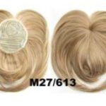 Womens Fashionable Wig High-temperature Synthetic Fiber With A Lace Front And Bangs