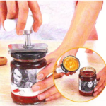 Stainless Steel Multi Function Bottle Cap Opener Adjustable Jar Lid Screw Can Opener Labor Saving Kitchen Gadget
