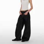 Womens Relaxed-fit Straight-leg Pants American Style