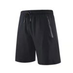 Men Summer Solid Quick Dry Loose 5 Inch Shorts, Casual Fitness Running Shorts For Student Morning Jog