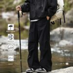 American-style Pleated Cargo Pants For Men And Women