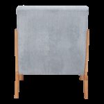 Mid-Century Modern Accent Chair, Arm Chair Living Room Chairs with Pillow Upholstered Reading Chair with Solid Wood Frame & Living Room Bedroom Balcony (Antique Dark Grey)