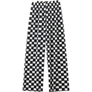 Tie-dye Slim-fit Wide-leg Floor-length Pants For Women