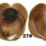 Womens Fashionable Wig High-temperature Synthetic Fiber With A Lace Front And Bangs