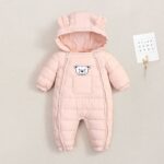 Outdoor One-piece Jumpsuit Set Cotton-padded Jacket