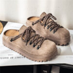 Summer Outdoor Office Lazy Slip-on Closed-toe Slippers