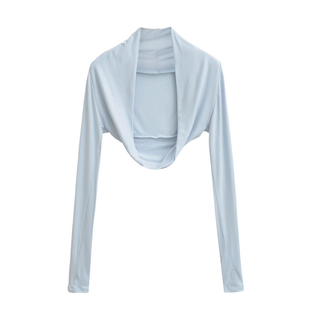 Shrug Short Cape Shoulder-covering Sun-protection Layering Piece Sleeveless Cardigan