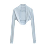 Shrug Short Cape Shoulder-covering Sun-protection Layering Piece Sleeveless Cardigan