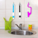 7-Piece Grout Brush Set, Includes Radiator Brush, Grout Cleaner, And Adhesive Hooks For Windows, Doors, And Tile Grout—Hand Tools