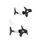 New Hip-hop Rock Dolphin Stud Earrings