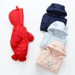 Outdoor One-piece Jumpsuit Set Cotton-padded Jacket