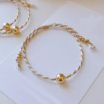 Shell Crystal Green Rice-bead Multi-layer Stacked Bracelet For Women