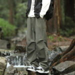 American-style Pleated Cargo Pants For Men And Women