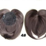 Womens Fashionable Wig High-temperature Synthetic Fiber With A Lace Front And Bangs