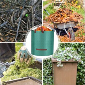 2X 500 2X272 L Large Garden Waste Bags Refuse Heavy Duty Sacks Grass Leaves Rubbish Bag