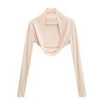 Shrug Short Cape Shoulder-covering Sun-protection Layering Piece Sleeveless Cardigan