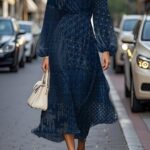 Printed Casual Womens Long Dress