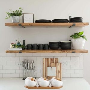 4 8 Pack Rustic Shelf Brackets Scaffold Board Industrial Solid Steel Heavy Duty