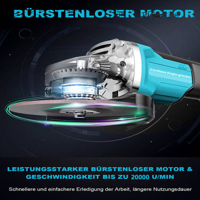 125mm Angle Grinder, Cordless Cutting Grinder, Grinding Machine, Flexible Shaft With 21V Batteries