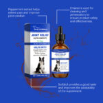 Dog Joint Relief Liquid Supplement Drops, Hip & Joint Care Support For All Breeds Dogs, Relieve Joint Pain, Reduce Inflammation, Restore Cartilage, Improve Mobility, 60ml
