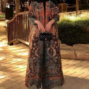 Dubai Abaya Women's Clothing Issey Miyake Pleats Women's Elegant Attire