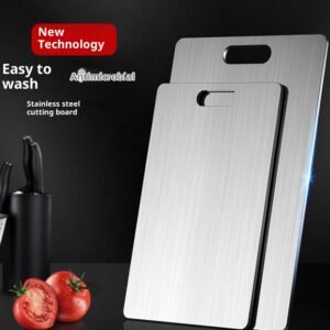 Mildew-proof Stainless Steel Double-sided Cutting Board Household