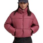 Stand-collar Puffer Cotton-padded Coat For Petite Figures