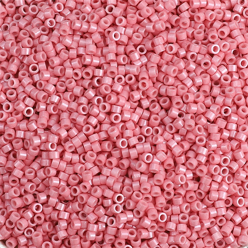 Oil-painted Solid-color Glass Seed Beads Round Beads