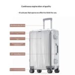 Aluminum-magnesium Alloy Trolley Case With Universal Wheels And A Combination Lock
