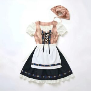 Oktoberfest German Bavarian Dirndl Costume Dress Halloween