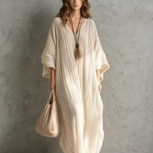 Seven-quarter Sleeve Kaftan Long-sleeved For Women