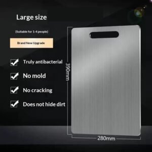 Mildew-proof Stainless Steel Double-sided Cutting Board Household
