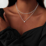 European And American Minimalist Trendy Fashion Versatile Clavicle Chain Necklace