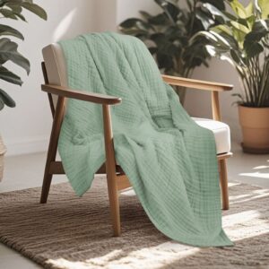 Six-layer Pure Cotton Gauze Soft And Skin-friendly Nap Blanket