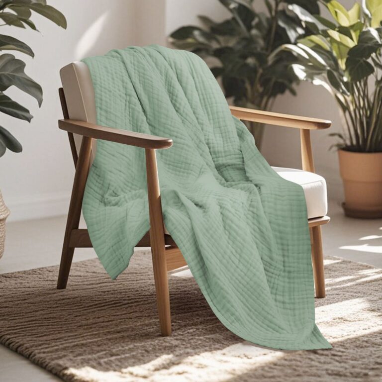 Six-layer Pure Cotton Gauze Soft And Skin-friendly Nap Blanket