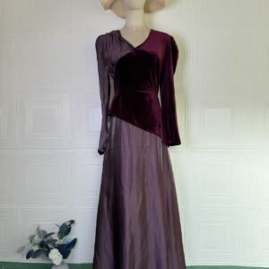 Womens Elegant Waist-cinching Long Dress