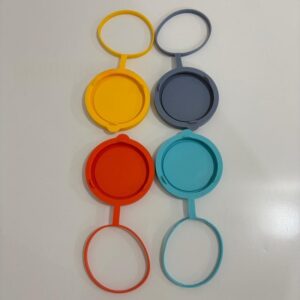 Silicone Sealing Lid For 6 Cm Diameter Yogurt Glass Jars