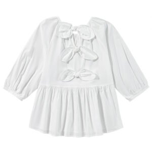 Shi Ying Autumn New Solid-Color Long-Sleeve Chiffon Blouse