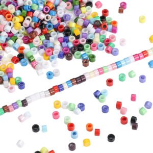 Oil-painted Solid-color Glass Seed Beads Round Beads