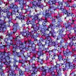 Oil-painted Solid-color Glass Seed Beads Round Beads