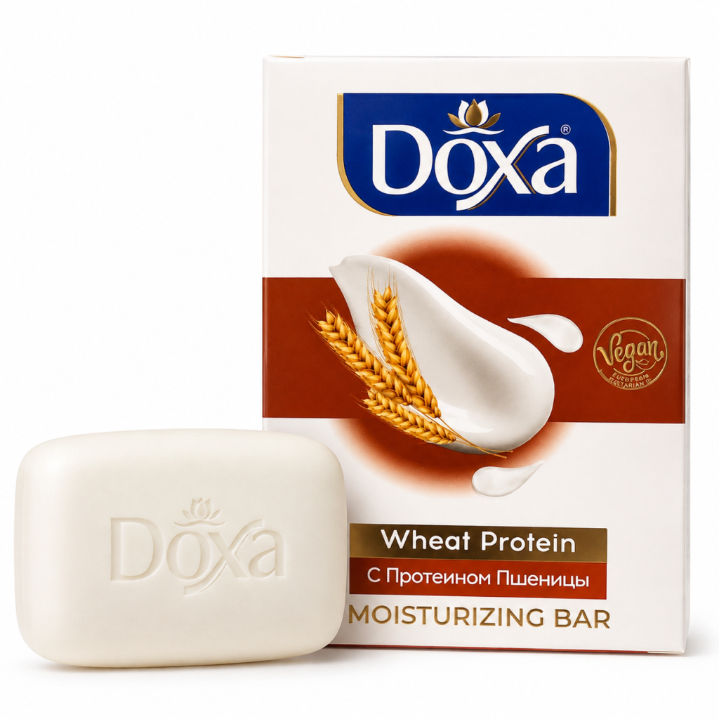 Doxa Wheat Protein Moisturizing Bar Soap – Vegan Hydrating Cleansing Bar, 80g  Presit...
